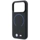 6. BMW M Carbon Printed Ring MagSafe Hülle für iPhone 17 Pro Max / 18 Pro Max – Schwarz