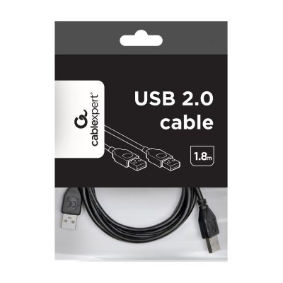 2. GEMBIRD CCP-USB2-AMAM-6 Kabel (USB 2.0 Typ A Stecker – USB 2.0 Typ A Stecker; 1,8 m; schwarz)