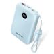Vention Powerbank 10000mAh 2 x USB-C 1 x USB-A mit Display 22,5W blau