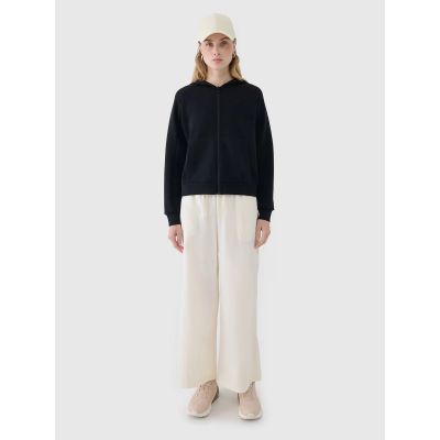 6. Damen-Sweatshirt mit Reißverschluss und Modal 4F 4FWSS25TSWSF1577-20S