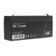 GREEN CELL GEL-BATTERIE AGM14 6V 3,2AH