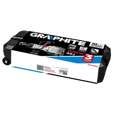 9. Graphit 58G868 Abbruchhammer Schwarz, Silber 1700W
