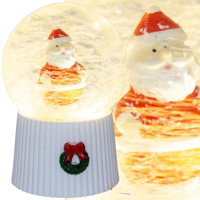 2. Schneekugel 147 mm LED Weihnachtsmann