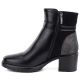 3. Gefütterte Damen-Ankle-Boots mit Blockabsatz, schwarz, Potocki SZ12873