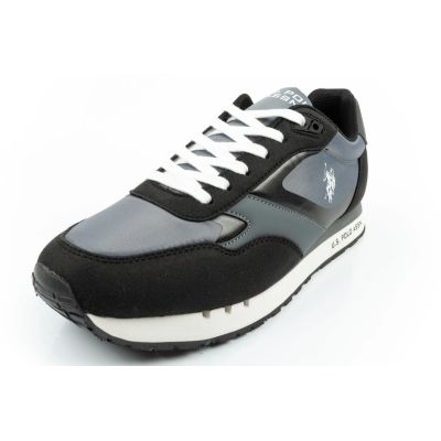 3. US Polo Assn Sportschuhe, Sneaker für Herren, modisch, bequem, grau