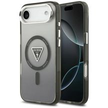 Guess IML Gradient Triangle Logo MagSafe Hülle für iPhone Air - Schwarz