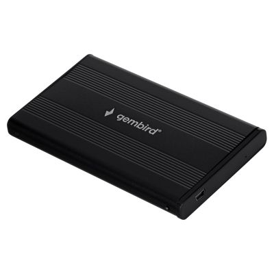 GEMBIRD EE2-U2S-5 Gehäuse (2,5"; USB 2.0; Aluminium; schwarz)