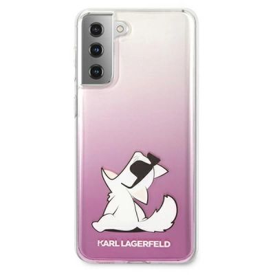 3. Karl Lagerfeld Choupette Fun Case für Samsung Galaxy S21+ – Pink