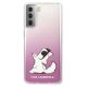3. Karl Lagerfeld Choupette Fun Case für Samsung Galaxy S21+ – Pink