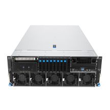 Asus Rack-Plattform (4U) ESC8000A-E13P AMD EPYC 9005 (8xNVMe, 2xM.2, 2x10Gbe, IPMI, 3200W)