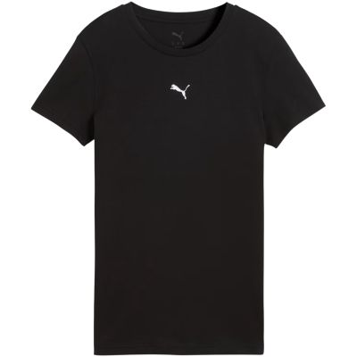 2. Puma Ess Centered Cat Logo Tee Damen Schwarz 692916 01