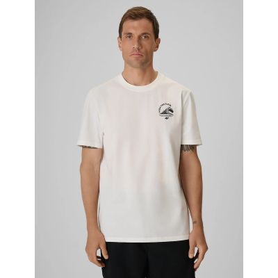 Lässiges Herren-T-Shirt mit Aufdruck 4F 4FRSS26TTSHM4296-11S