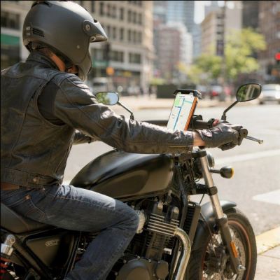 10. Tech-Protect V6 Lenkerhalterung – Schwarz