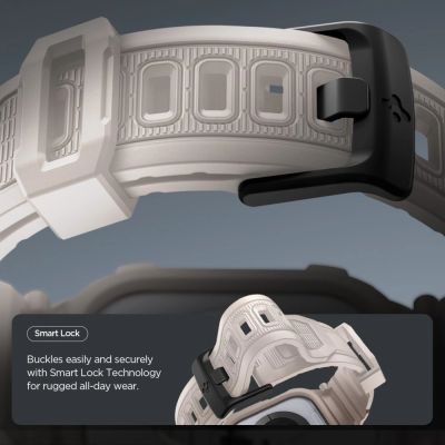 14. Spigen Rugged Armor Pro V2 Apple Watch Armband (46 mm) – Beige