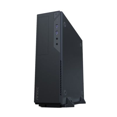 Antec Mini-Budget-Gehäuse VSK-2000-U3 M-ATX/M-ITX ohne Netzteil, Schwarz, Retail