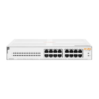 5. Aruba Instant On 1430 16G Class4 PoE 124W Unmanaged L2 Gigabit Ethernet (10/100/1000) PoE-Unterstützung 1U Weiß