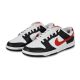 3. Nike Dunk Low Retro Herren-Sneaker Schwarz/Weiß/Rot - FB3354-001