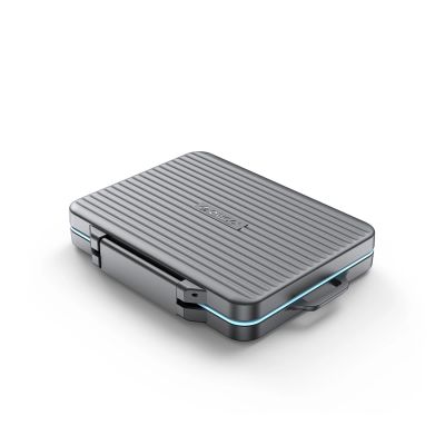2. Speicherkartenetui Black für 2,5"-SSD, 2,5"-HDD, M.2-SSD, SD-Karte, Micro-SD-Karte, CompactFlash-Karte und Kartenleser