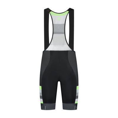 4. Rogelli Herren-Radsportshorts HERO II, grau-limone, L