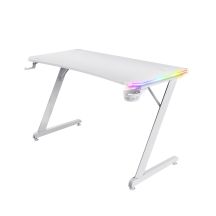 TRUST GXT 709W LUMINUS RGB WEISS Gaming-Schreibtisch
