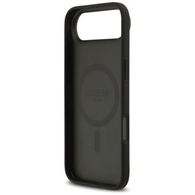 7. Guess 4G Circle Classic Logo MagSafe Hülle für iPhone Air - Schwarz