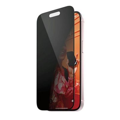 PanzerGlass Ultra-Wide Fit Privacy gehärtetes Glas mit Positionierer für iPhone 15 Pro