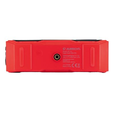 6. Albrecht DR 112 DAB+ UKW-Radio mit externer Kurbel, SOS, Taschenlampe, Solar, PowerBank