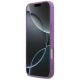 5. Guess Fixed Glitter Big 4G Hülle für iPhone 17 Pro Max - Lila