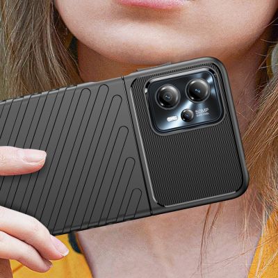 5. Thunder Case Hülle für Motorola Moto G13 Silikon Armor Case schwarz