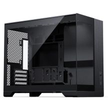 PHANTEKS XT V3 PC-Gehäuse, Mini-Gehäuse, mATX, Tempered Glass - inklusive 3x 120-mm-Lüfter, schwarz