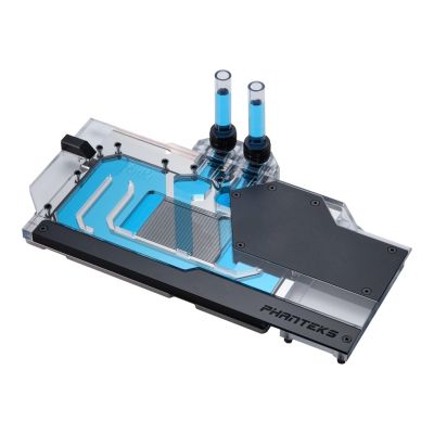9. Phanteks Glacier G40 Wasserkühler + Rückplatte
