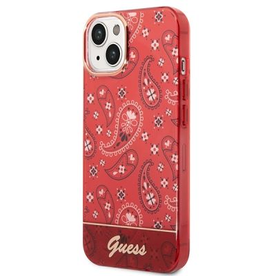 2. Guess GUHCP14SHGBNHR iPhone 14 6,1" rot/rotes Hardcase Bandana Paisley