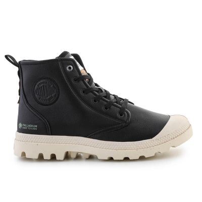 7. Palladium Pampa Hi Re-Vegan Leather U Schuhe 74378-008-M Schwarz