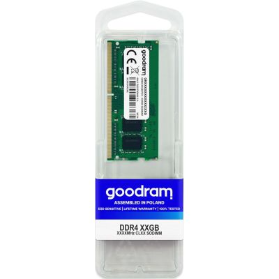 3. GoodRam GR2666S464L19/16G Arbeitsspeicher (DDR4 SO-DIMM; 1 x 16 GB; 2666 MHz; CL19)