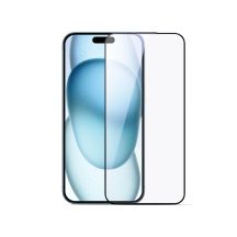 Joyroom JR-MLG0286 2.5D Anti-Blaulicht + staubdichtes gehärtetes Glas mit schwarzem Rahmen für iPhone 15 Plus/16 Plus