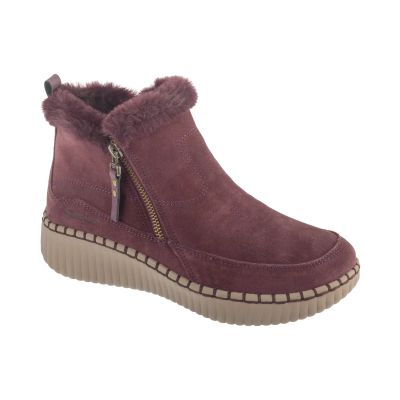 Skechers Wilshire Blvd - Fresh Zip 168108-WINE Bordeauxrot Größe 36