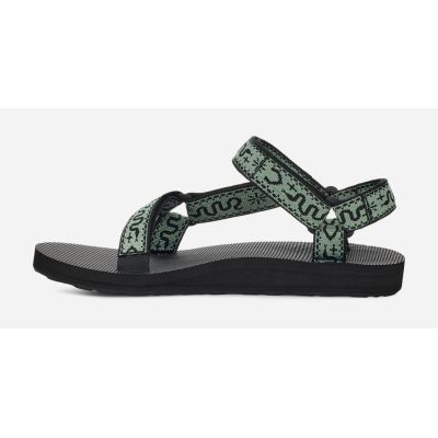 6. Teva Original Universal Damen Sandalen - Magic Black/Grey Größe: 37