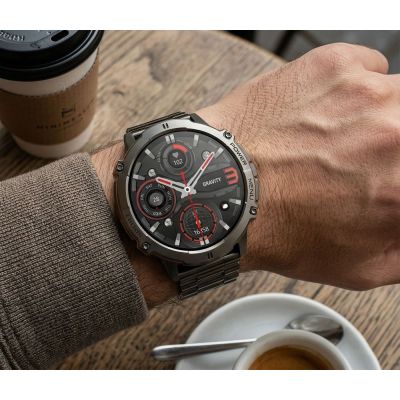 18. Smartwatch Gravity Schwarzes Armband + Armband GT42-1