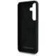 7. Karl Lagerfeld Silikon Metall Signature Logo Samsung Galaxy S25 Hülle schwarz