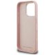 7. Karl Lagerfeld FW iPhone 16 Pro Max Hülle mit genarbtem Logo – Pink