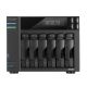2. NAS Asustor AS6706T; Tower; 6x (3,5" SATA HDD/ 2,5" SSD); Intel Celeron N5105; 8 GB DDR4 SODIMM (max. 16 GB), 2x 2,5-GbE, 4x M.2 2280 NVMe PCIe 3.0, 2x USB 3.2 Gen, 1x HDMI 2.0b, 1x optionale 10-GbE-Karte