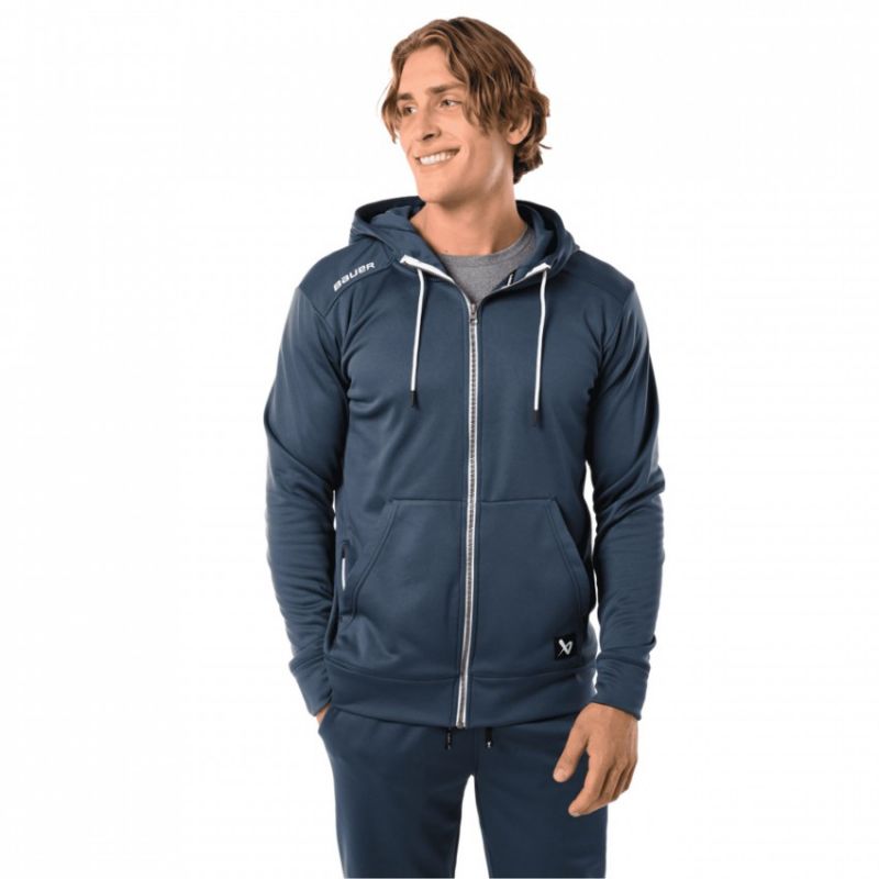 4. Bauer Team Fleece Zip Sr M 1060780 Sweatshirt