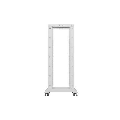 7. LANBERG 19-Zoll 32U 600x800 graues offenes Rack