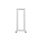 7. LANBERG 19-Zoll 32U 600x800 graues offenes Rack