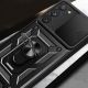 7. Hybrid Armor Camshield Hülle für Samsung Galaxy S23+ gepanzerte Hülle mit Kameraabdeckung blau