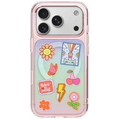 2. Uniq Coehl Estelle Magnetische Ladehülle für iPhone 18 Pro Max / 17 Pro Max – Pink