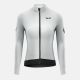 2. Rockbros YDWT006 TVI Damen-Radtrikot, isoliert, Herbst/Winter, Größe S – Weiß und Grau