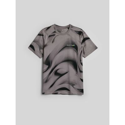 5. Herren-T-Shirt mit Aufdruck, regulär, Größe 4F 4FRAW26TTSHM4668-20A