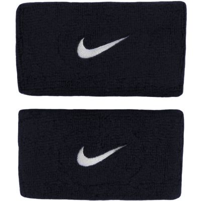 Nike Swoosh Doublewide Schweißband in Dunkelblau