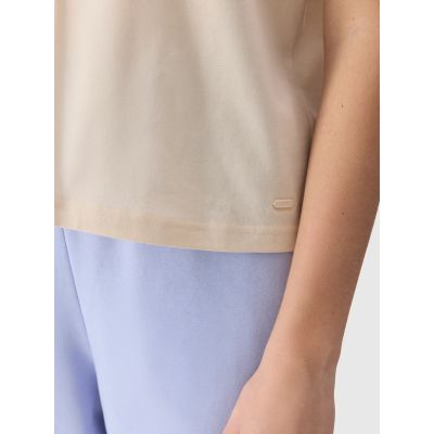 4. Damen T-Shirt 4F aus Bio-Baumwolle